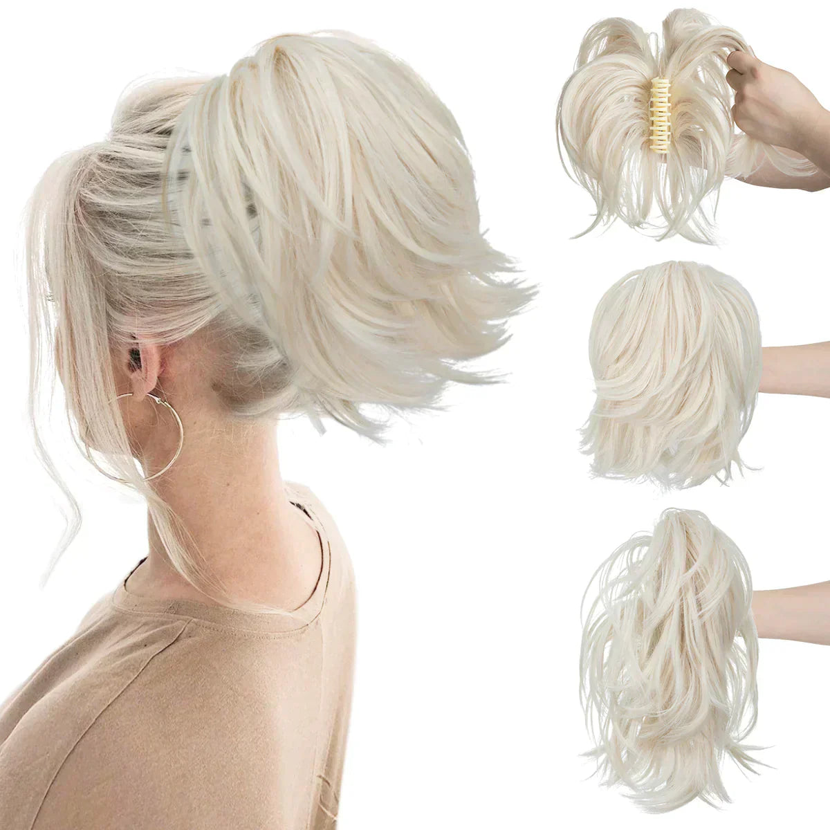 Diy Bun juuste aksessuaarid