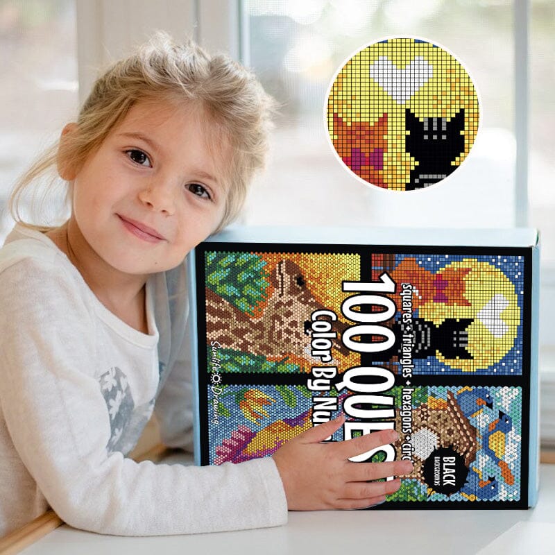 „100 LUBADUST" värviliste numbrite raamat