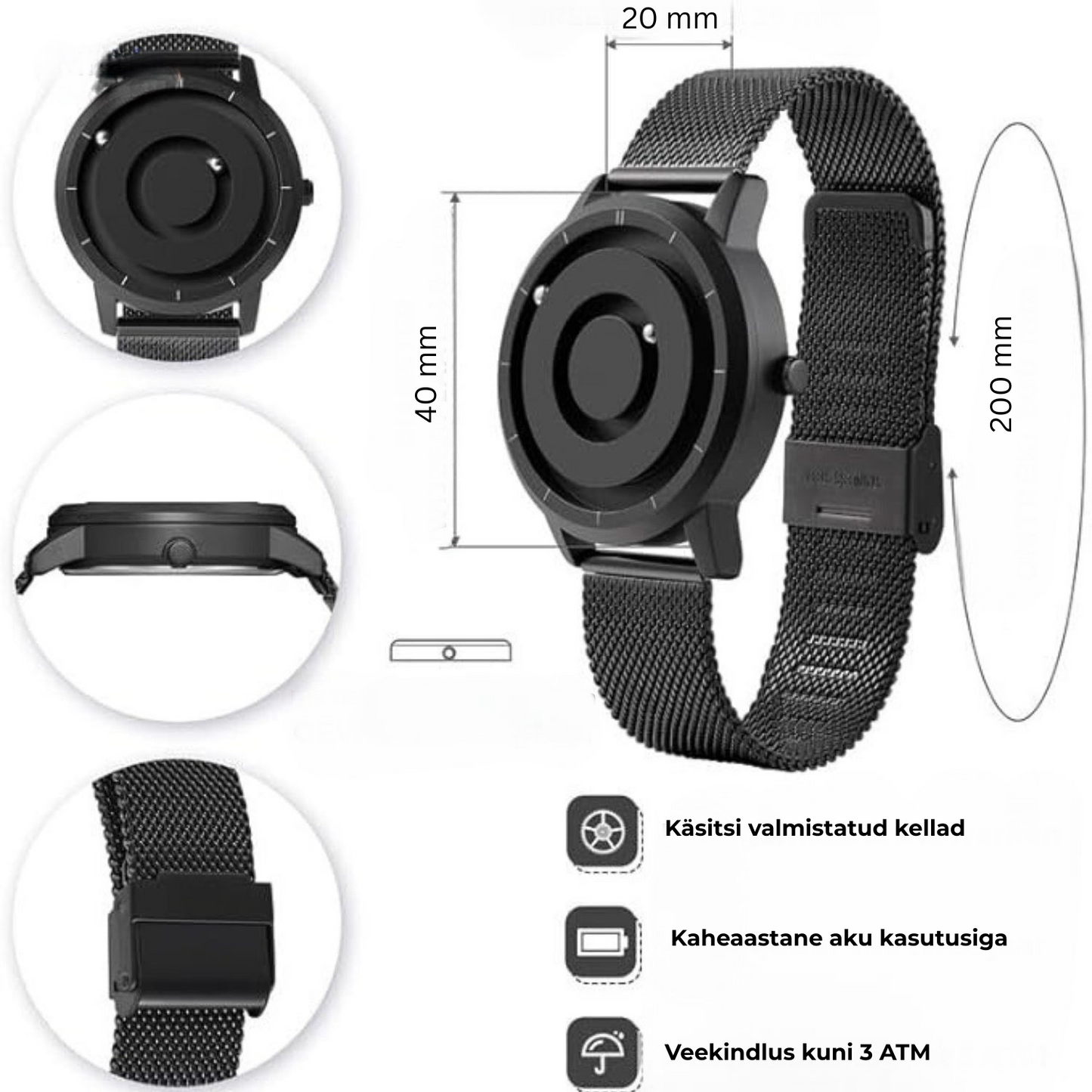 Magnetic Watch™ – ainulaadne magnetkell, mis ühendab kunsti ja aja