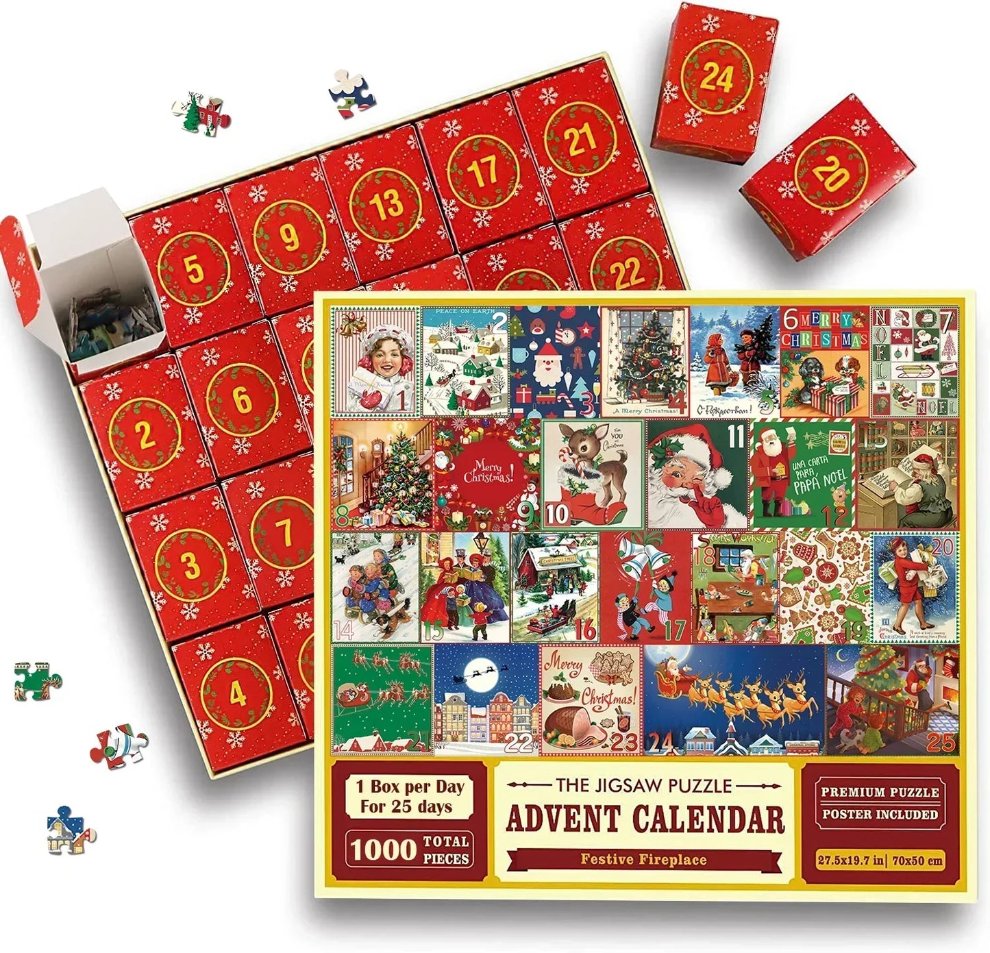 Pusle advendikalender 1000tk