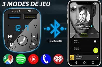 Bluetooth FM-modulaator autosse