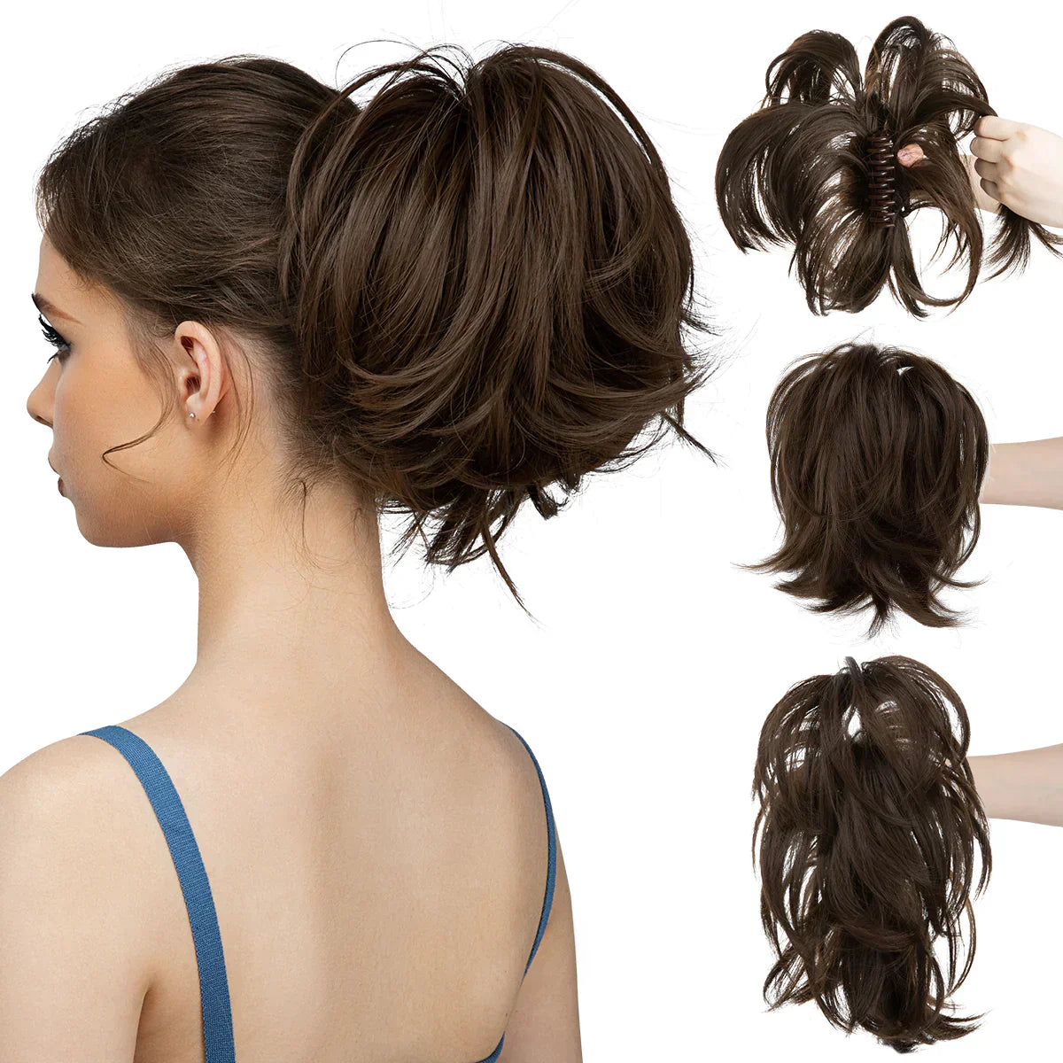 Diy Bun juuste aksessuaarid