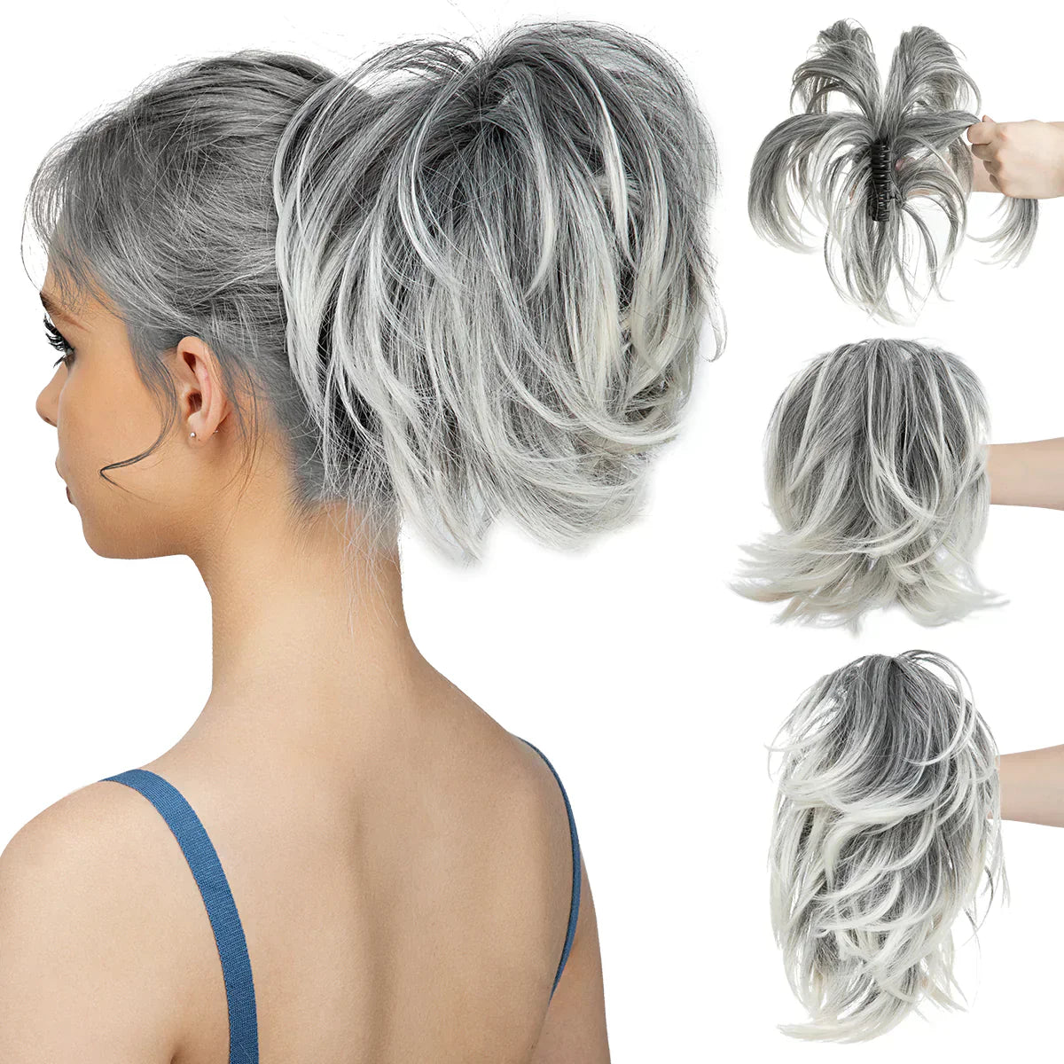 Diy Bun juuste aksessuaarid