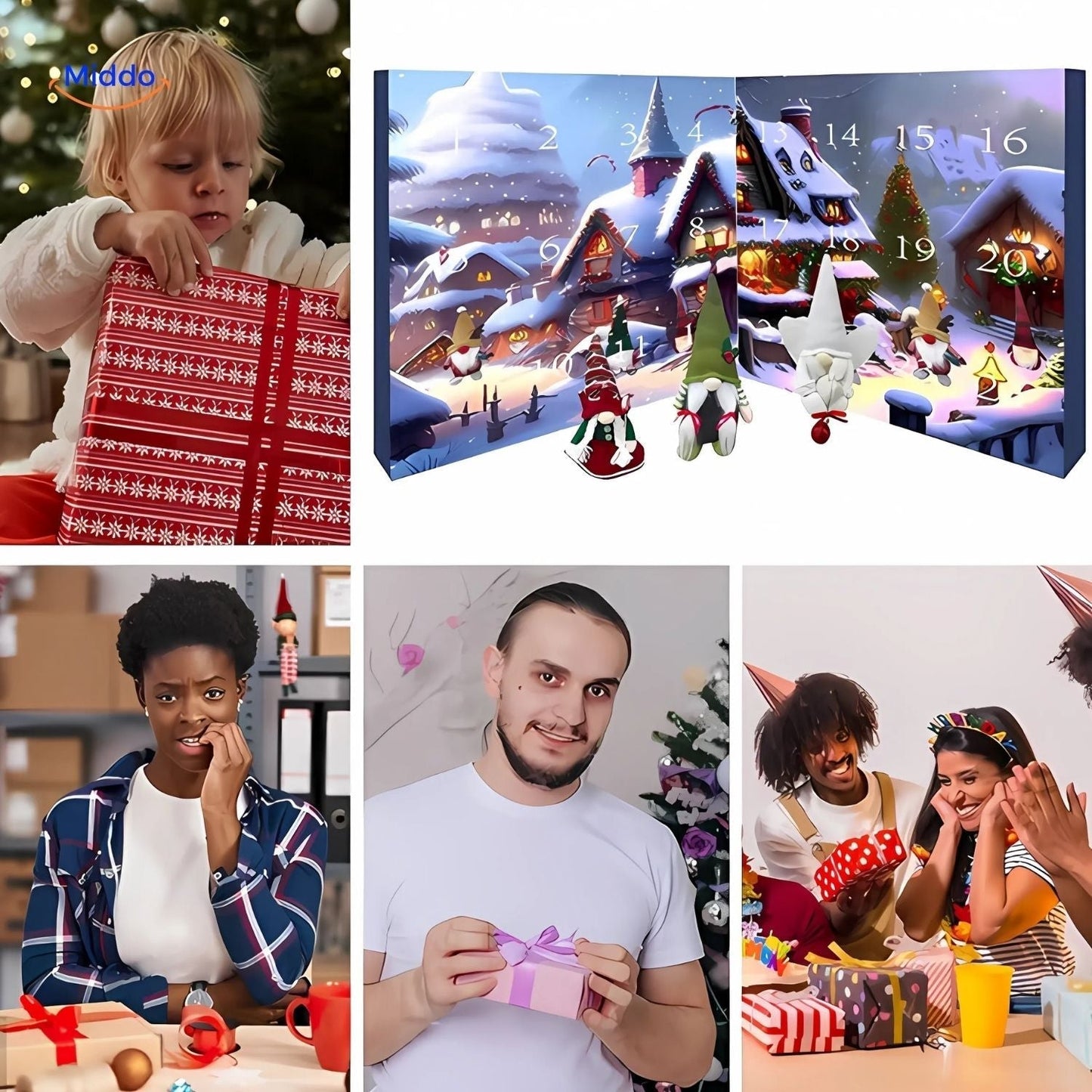 Plüüsist mänguasjade advendikalender
