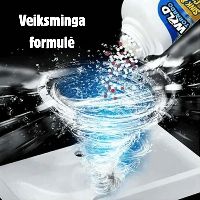 Galingas valiklis kriauklėms ir vamzdžiams