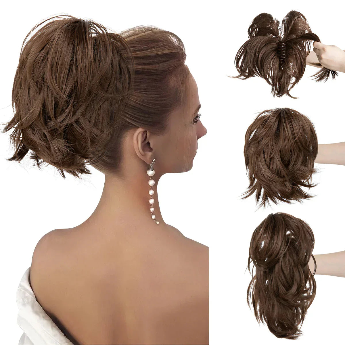 Diy Bun juuste aksessuaarid