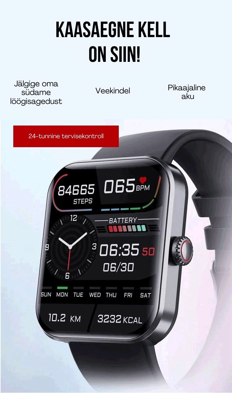 Moodne nutikell Bluetoothiga