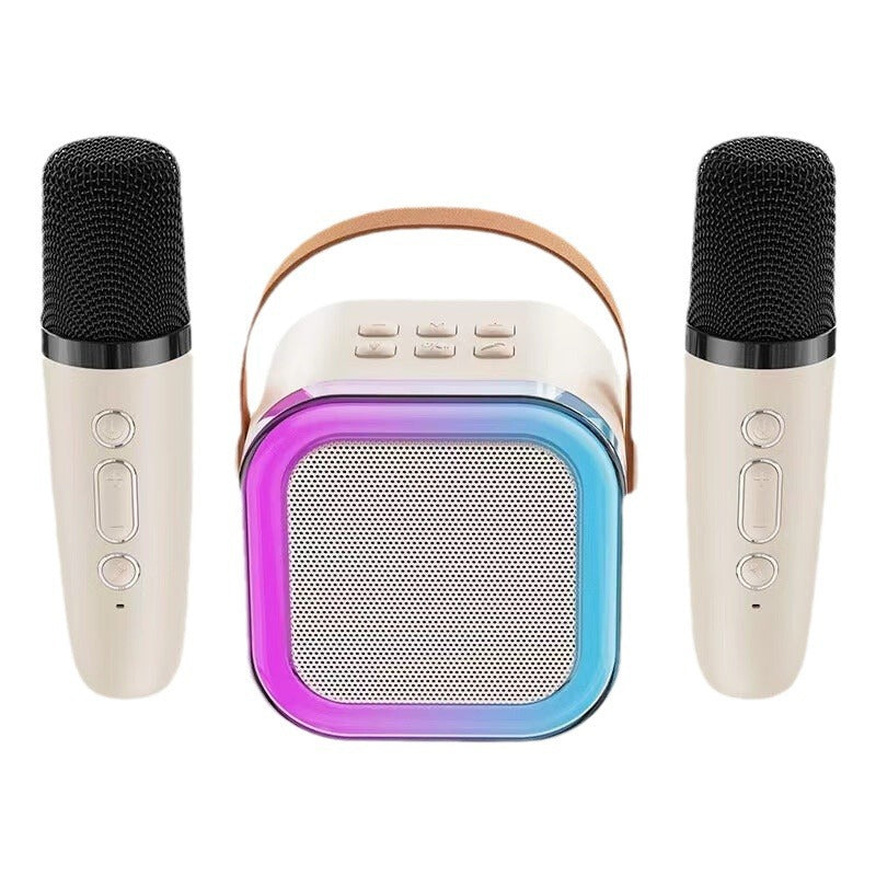 Mini karaoke masin juhtmevabade mikrofonidega