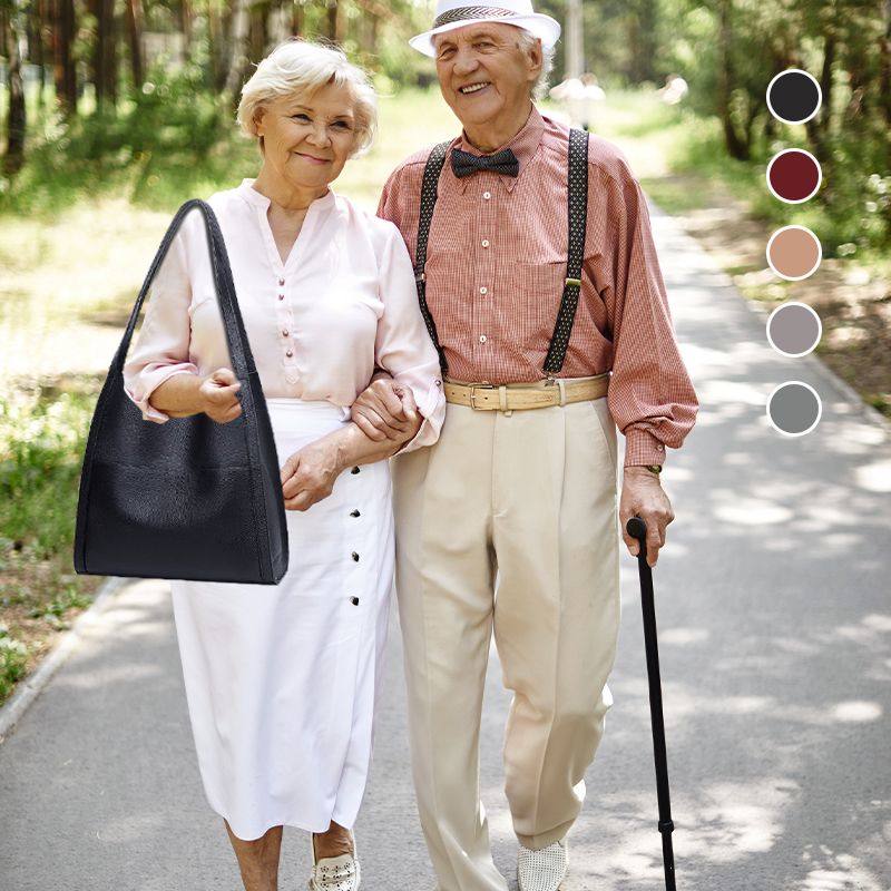 🥳👜 Lihtne ühtlase värviga nahast käekott