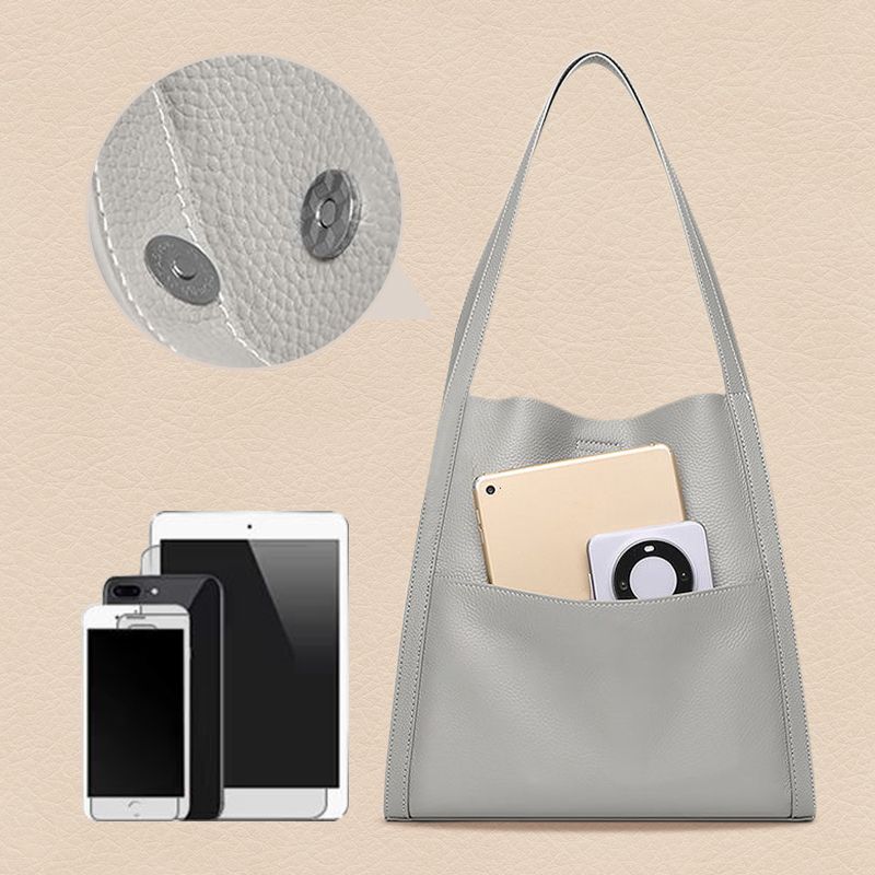 🥳👜 Lihtne ühtlase värviga nahast käekott