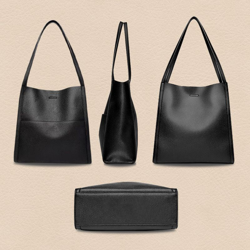 🥳👜 Lihtne ühtlase värviga nahast käekott