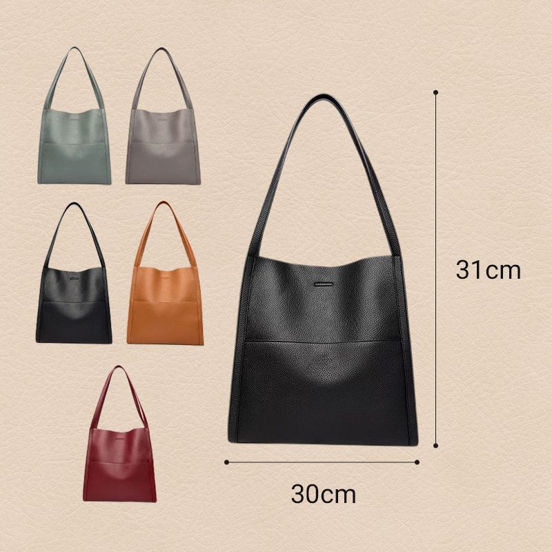 🥳👜 Lihtne ühtlase värviga nahast käekott