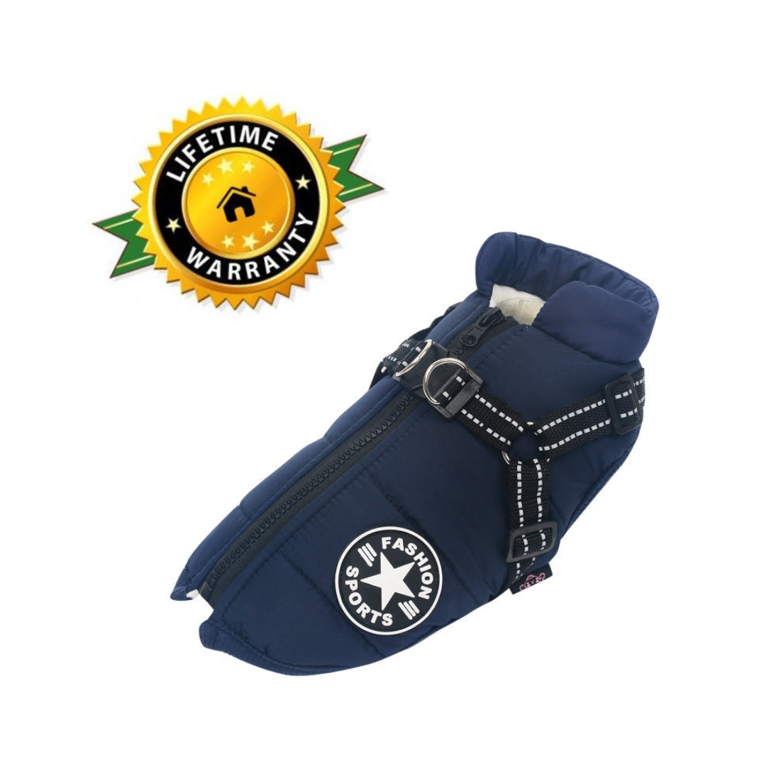 DogFashion™ - veekindel talvejope koos integreeritud traksidega koertele