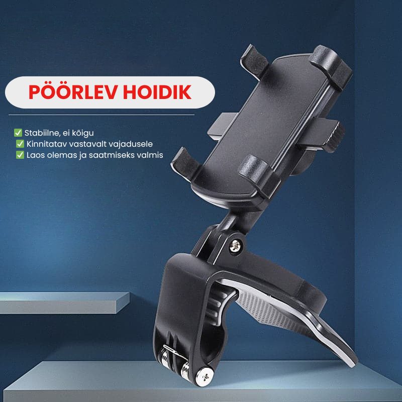 Mitmeotstarbeline mobiiltelefoni hoidik autosse