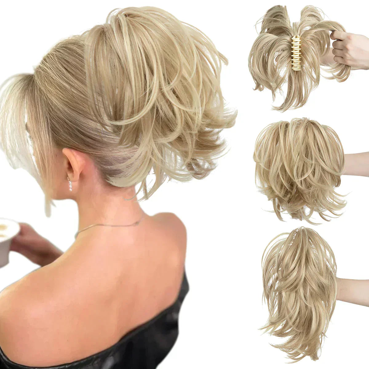 Diy Bun juuste aksessuaarid