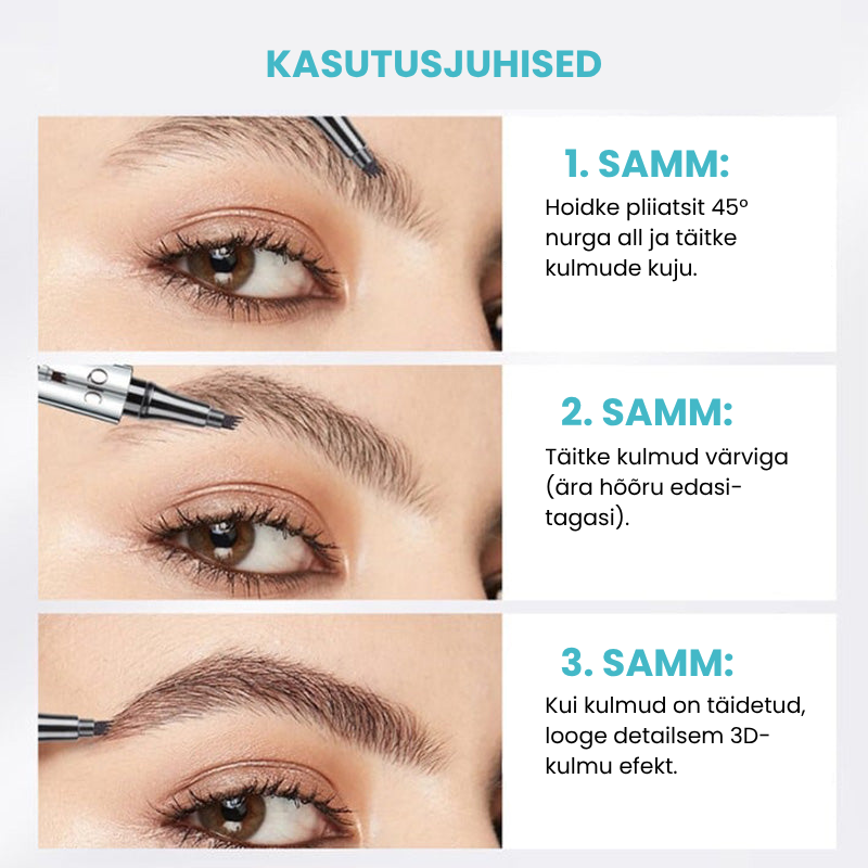 🔥 3D veekarvade veekindel mikropigmentatsiooni pliiats