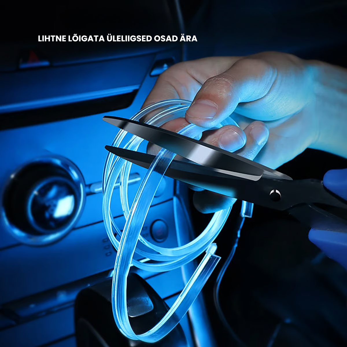 🚗 Auto dekoratiivne RGB LED riba💡