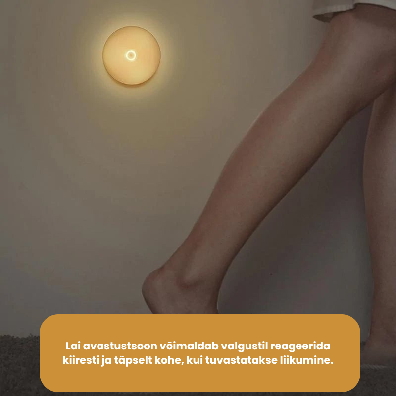 💡 Tark LED öölamp inimese liikumise anduriga