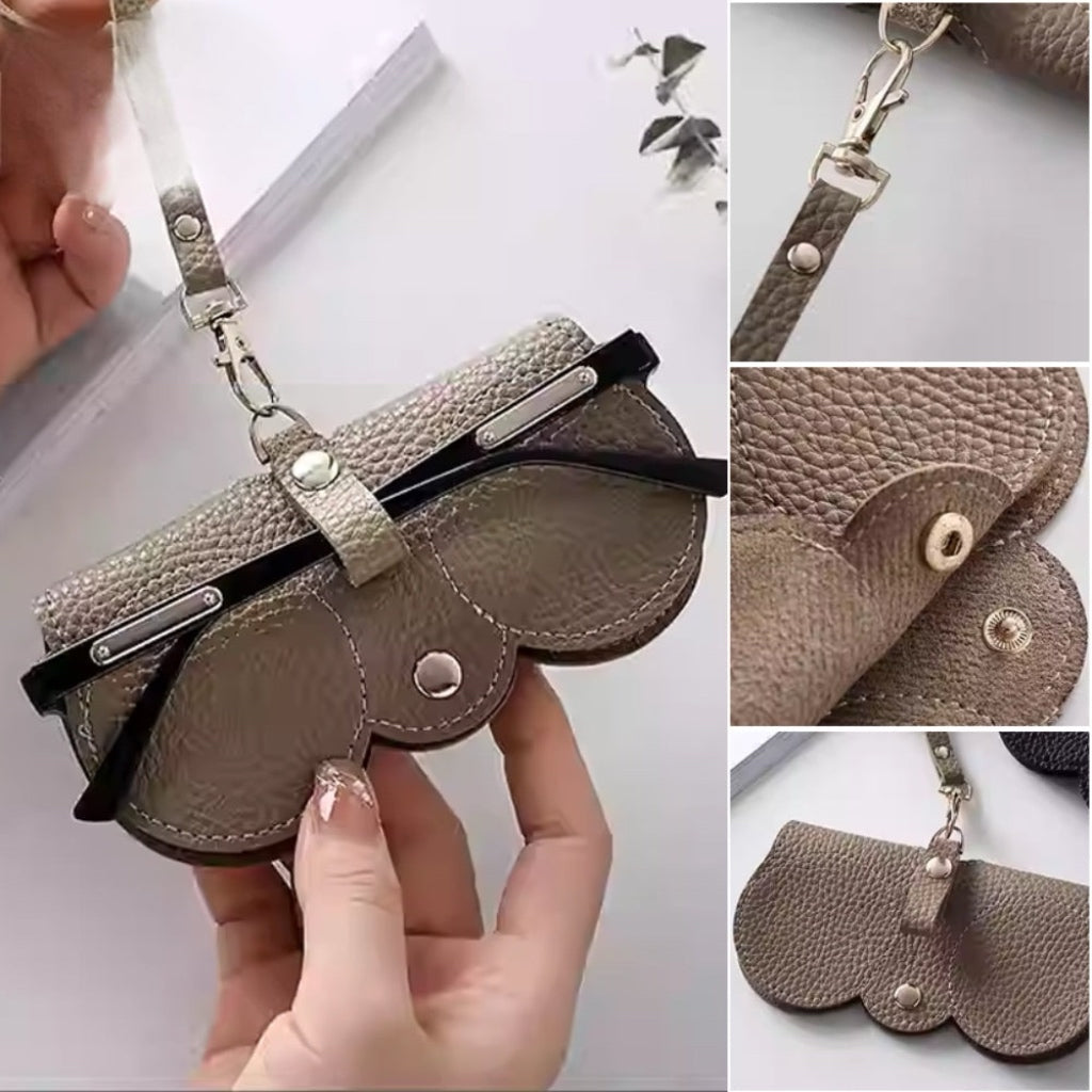 CompactVision™ – Õhuke nahast prillikarp | Stiilne kaitse lugemis- ja päikeseprillidele