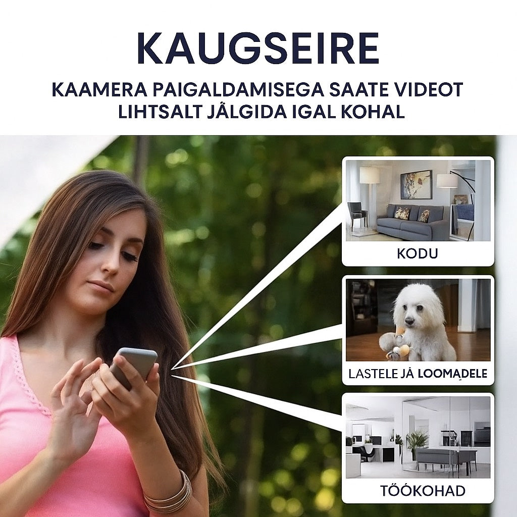 WifiCam™ – mini juhtmevaba turvakaamera