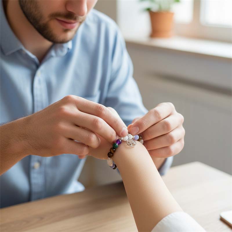 Kaelakee kaheteistkümne sodiaagikiviga