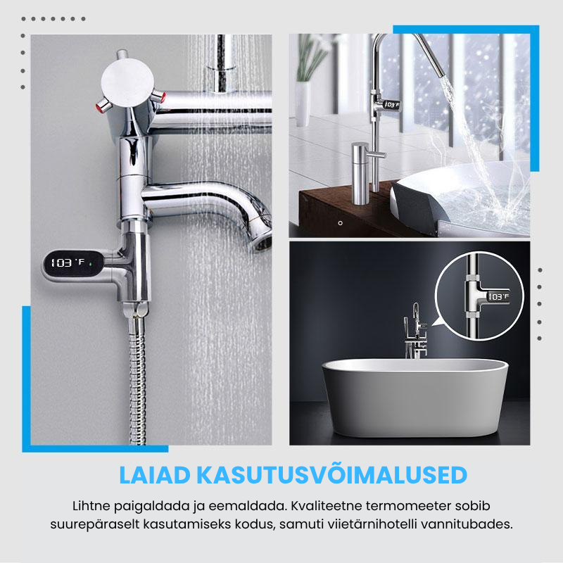 💦💦 Dušitemperatuurimõõtja