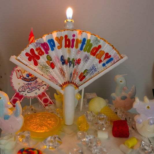 Korduvkasutatav lehvikuga sünnipäevaküünal - PARIM KINGITUS PERELE 🎂🎁