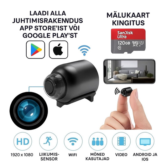 WifiCam™ – mini juhtmevaba turvakaamera