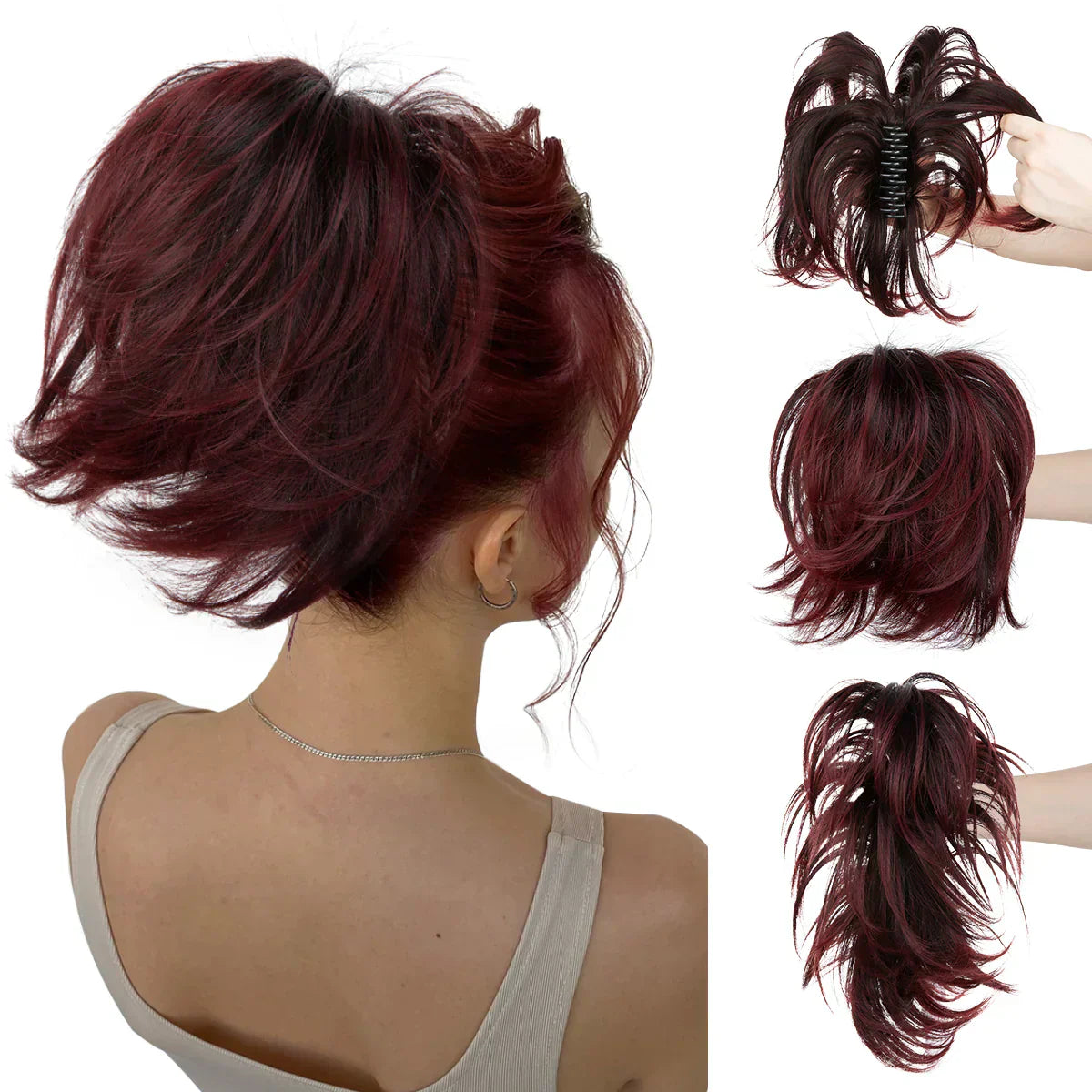 Diy Bun juuste aksessuaarid