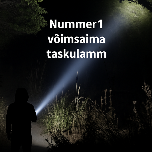 PowerBeam™ Super taskulamp | Ülivalgus • 6000 mAh • 500 m ulatus