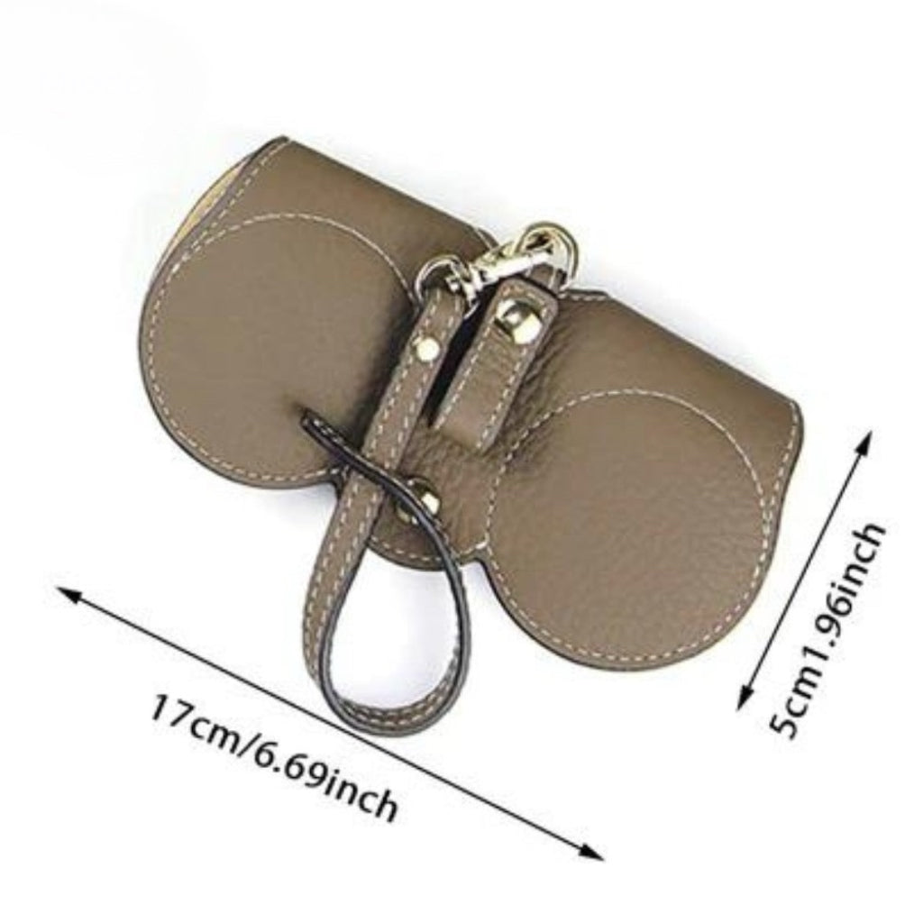 CompactVision™ – Õhuke nahast prillikarp | Stiilne kaitse lugemis- ja päikeseprillidele