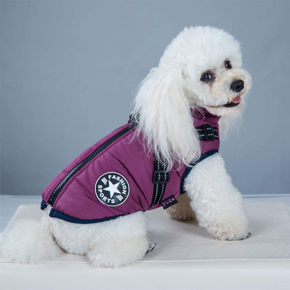 DogFashion™ - veekindel talvejope koos integreeritud traksidega koertele