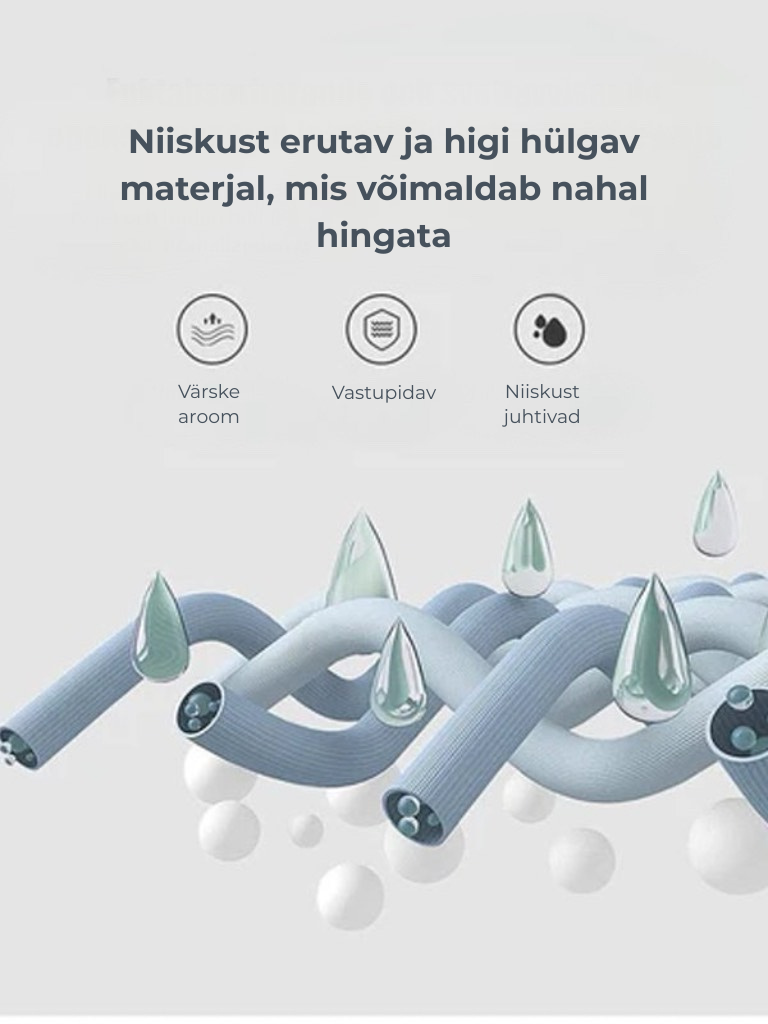 Üksvärvilised vabaaja sirged püksid kõrge vöökohaga