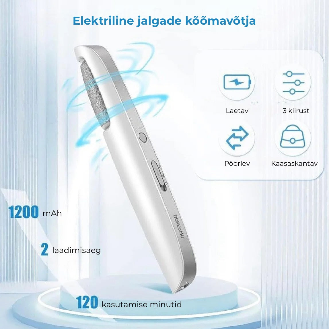 💕 Elektriline jalataldade kareduse eemaldamise seade