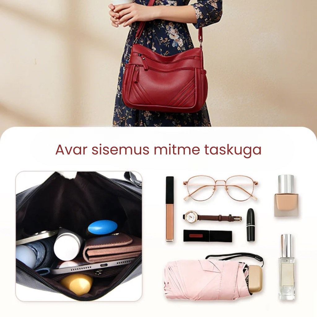 🔥Naiste moekas õlakott reguleeritava rihmaga