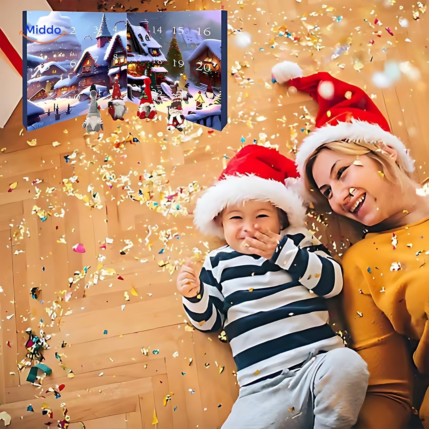 Plüüsist mänguasjade advendikalender