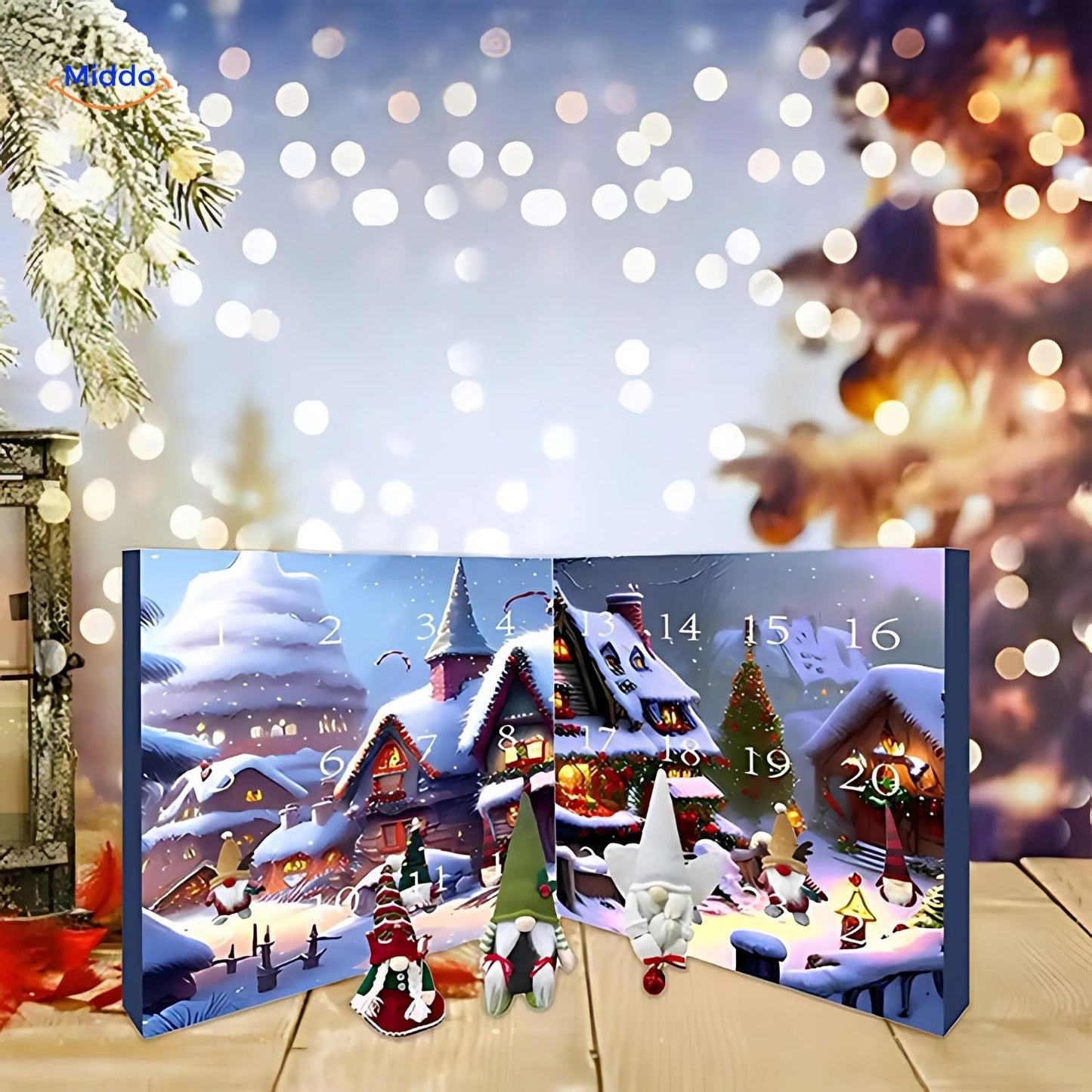 Plüüsist mänguasjade advendikalender