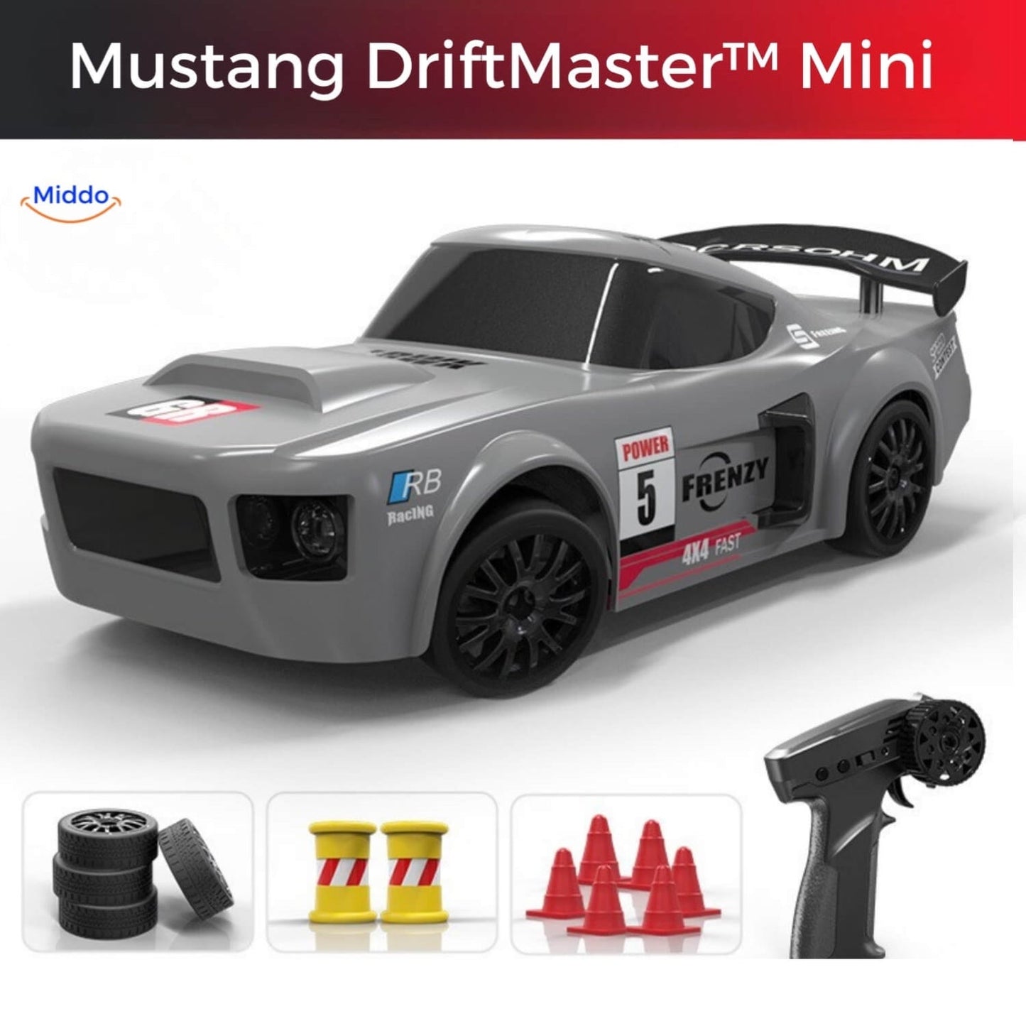 DriftMaster™ GTR | 4WD Drift RC mänguauto 🚗💨