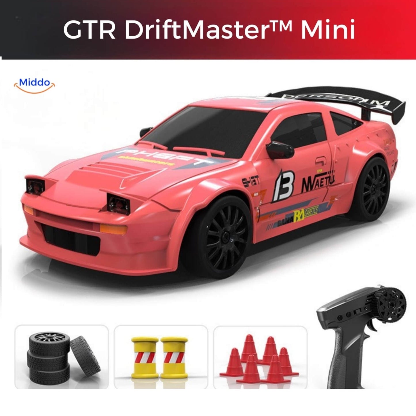 DriftMaster™ GTR | 4WD Drift RC mänguauto 🚗💨