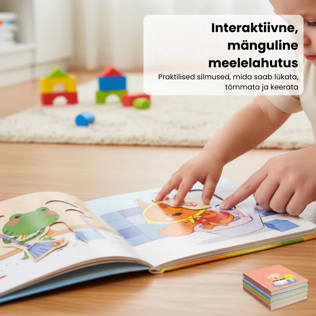 10 interaktiivset pildiraamatut kõige pisematele📚 | Tõmba, lükka ja avasta üllatuste täis maailma!👶✨