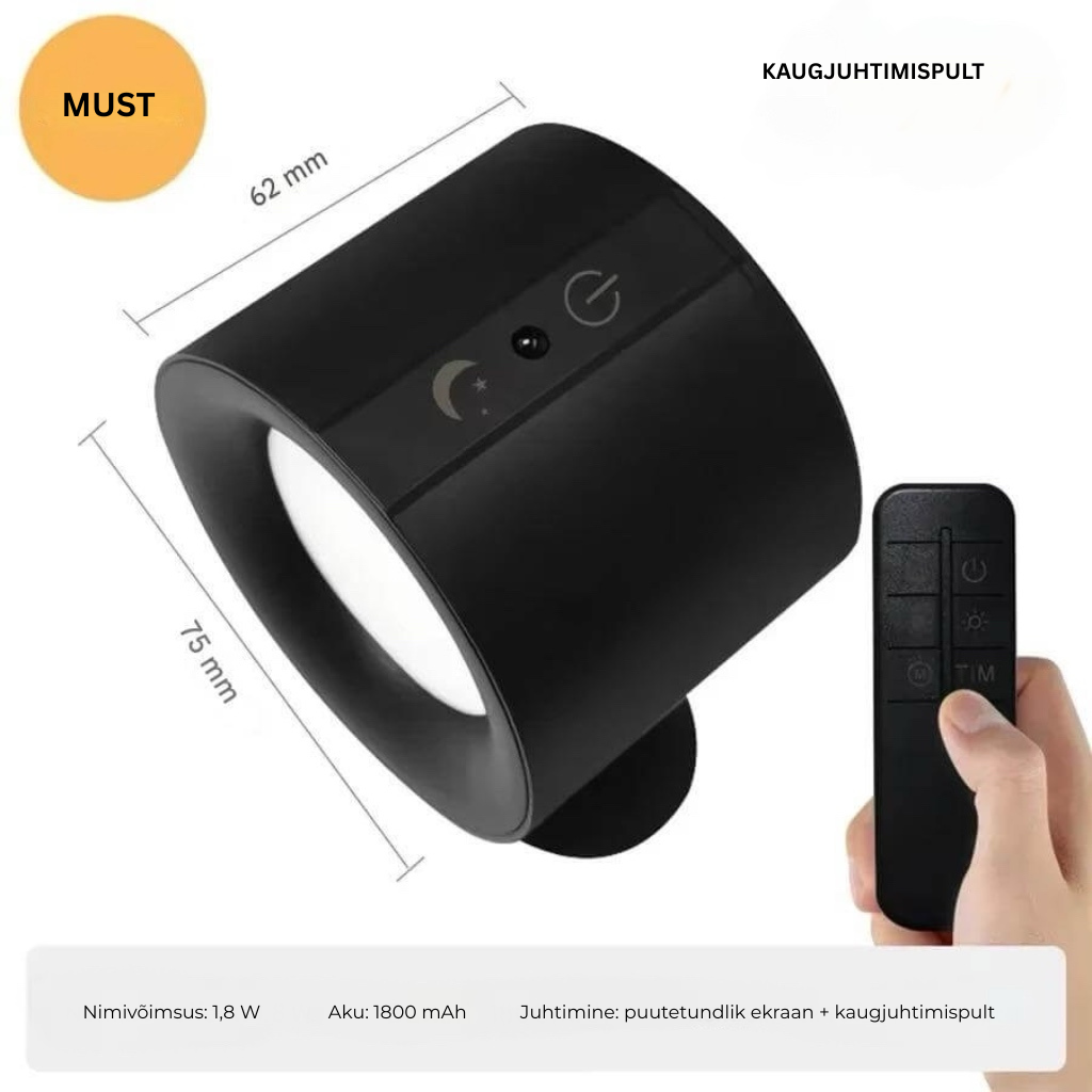 NordGlow – Magnetiline LED-seinalamp kahe valgusallikaga | Paindlik valgustus igasse kodunurka