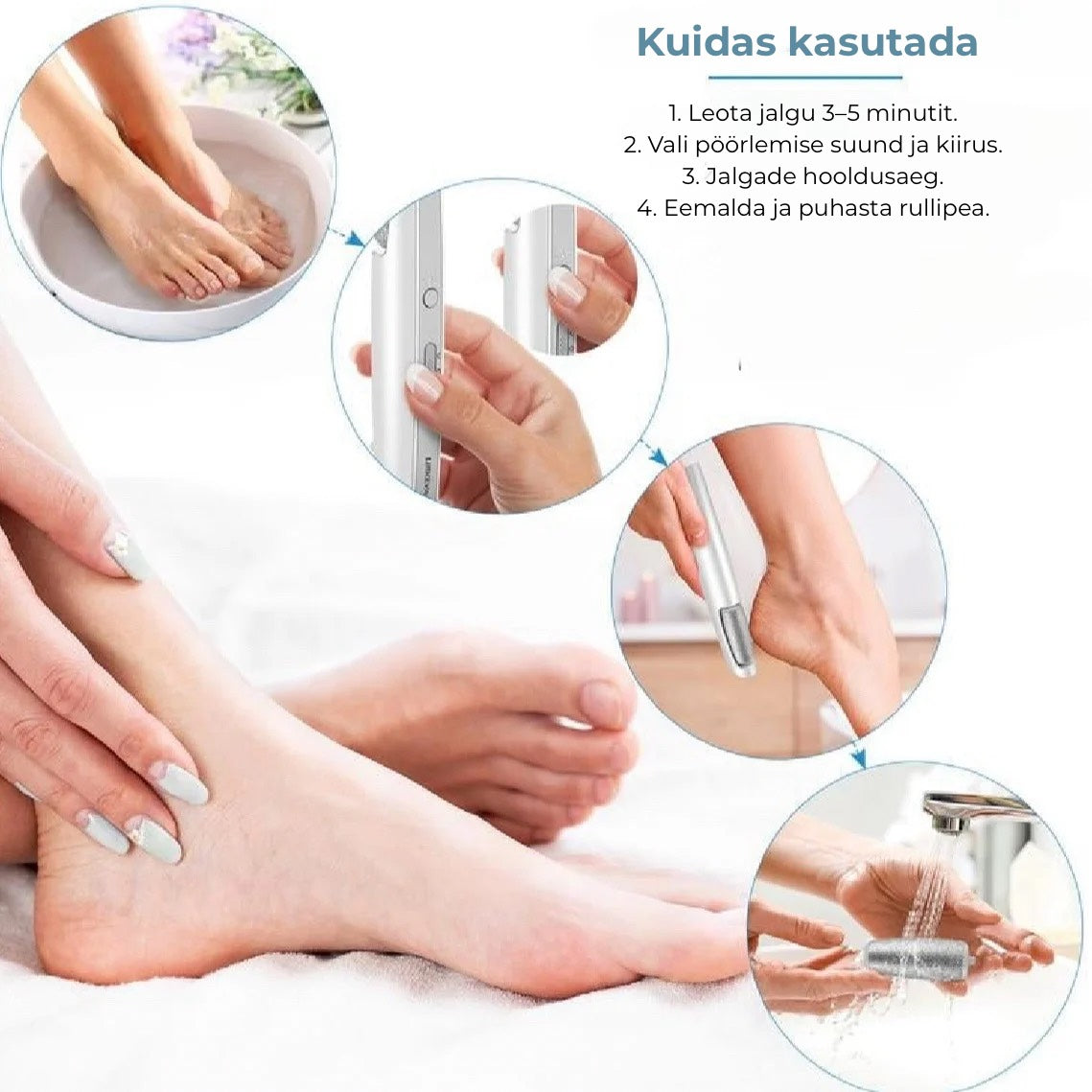 💕 Elektriline jalataldade kareduse eemaldamise seade