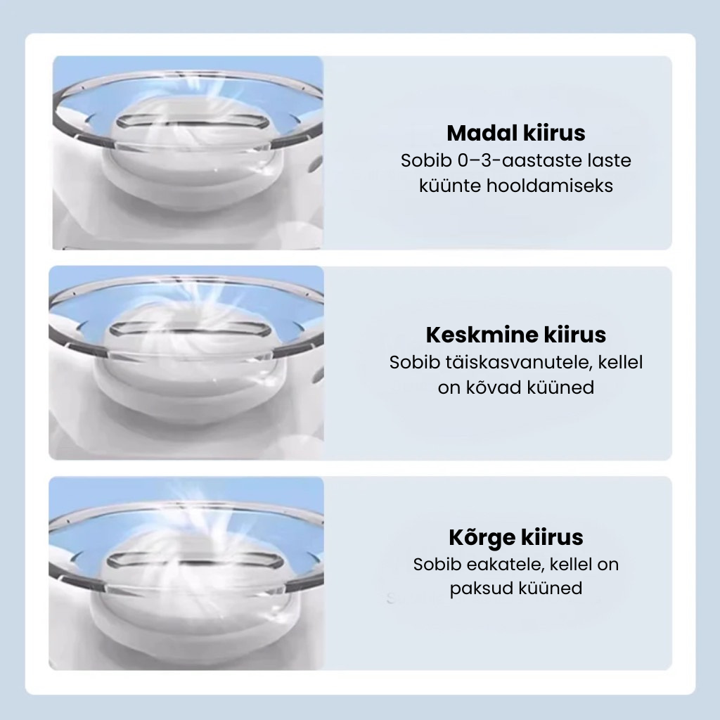 Universaalne automaatne küüneviil täiskasvanutele ja lastele