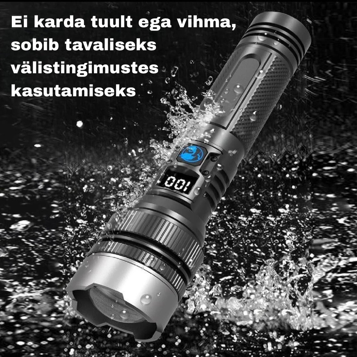 Teleskoopilise suumiga taskulamp – eriti ere LED-valgusti