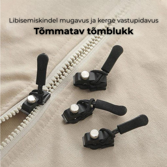 Kvaliteetsed rõivad tõmblukud (6 tk)