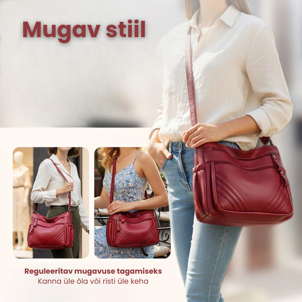 🔥Naiste moekas õlakott reguleeritava rihmaga