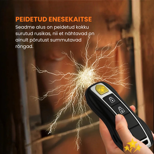 Autovõtme kujuline enesekaitse taskulamp