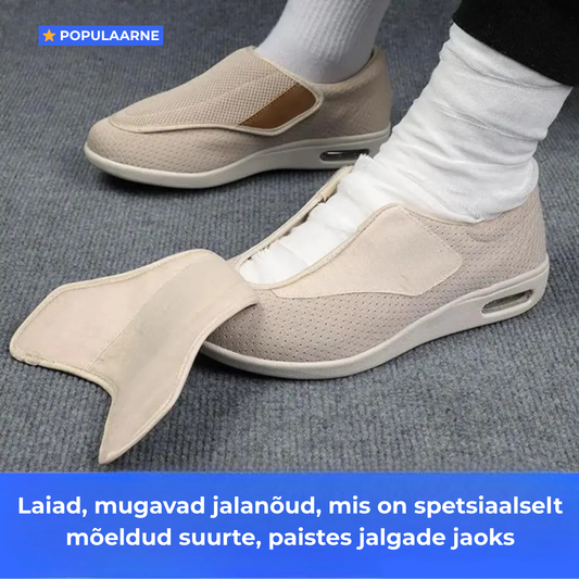 OrthoStep™ - ortopeedilised laiad, mugavad jalatsid