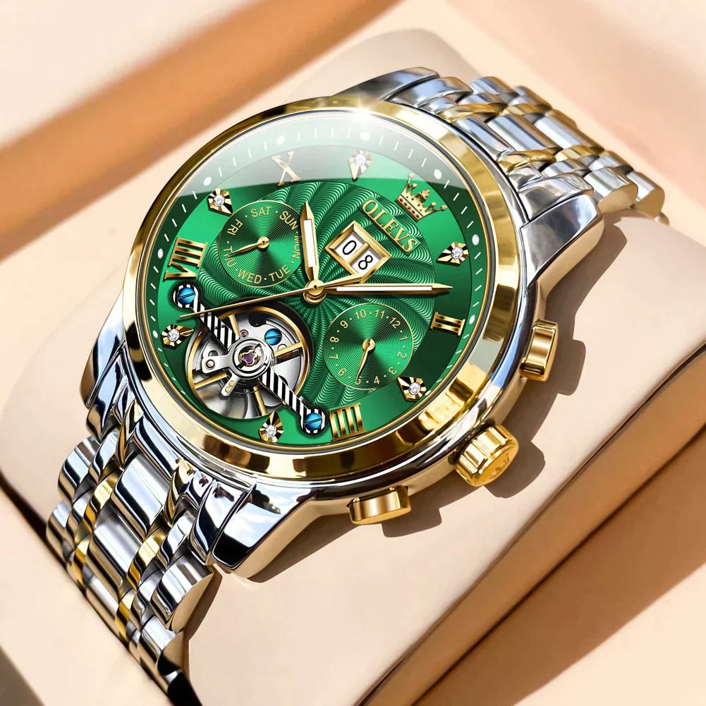 LUMINESCENCE® luksuslik meeste mehaaniline käekell