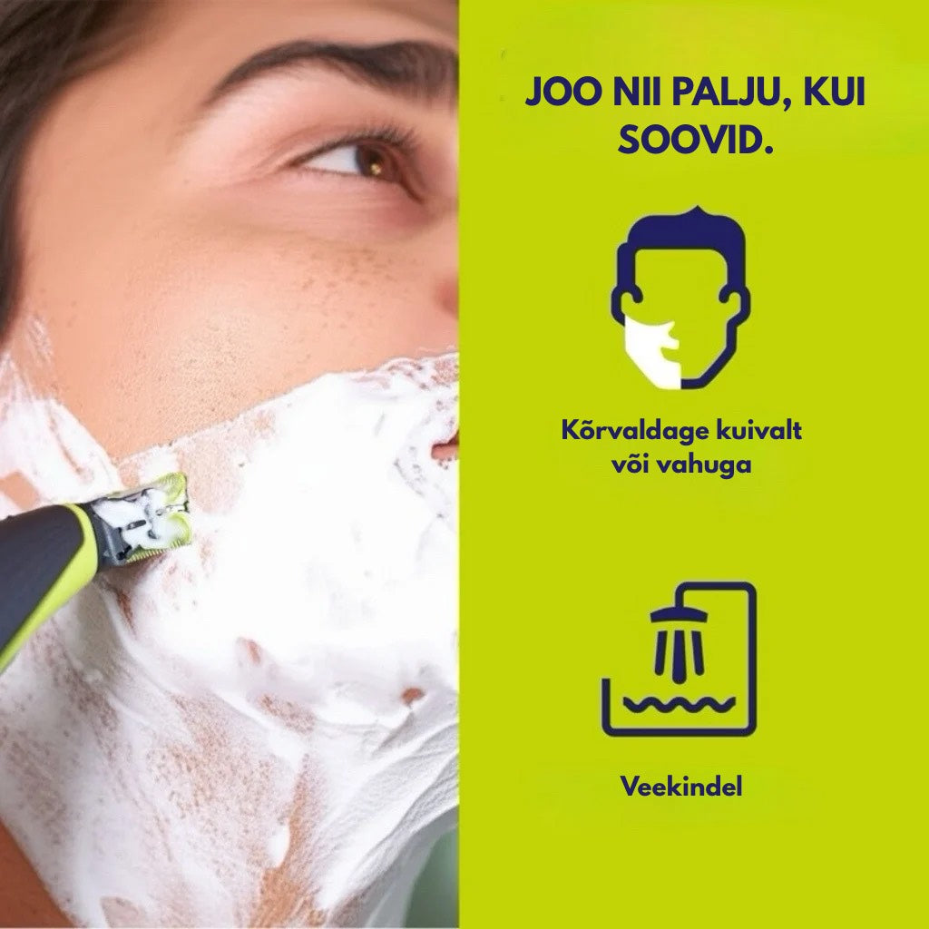 360° Flex Blade – professionaalne mitmefunktsionaalne meeste USB-trimmer